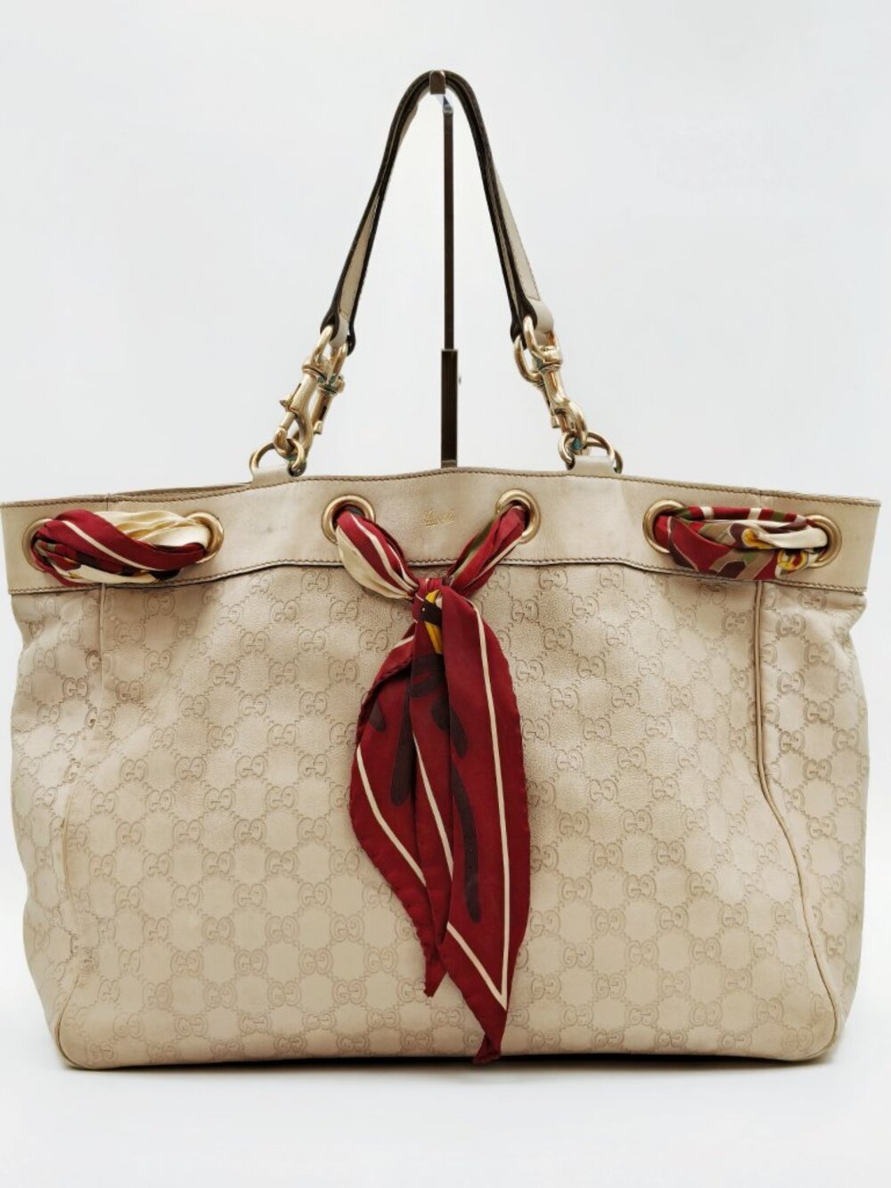 Gucci Vintage Guccissima Leather Large Tote Shoulder Bag - Picture 7 of 16